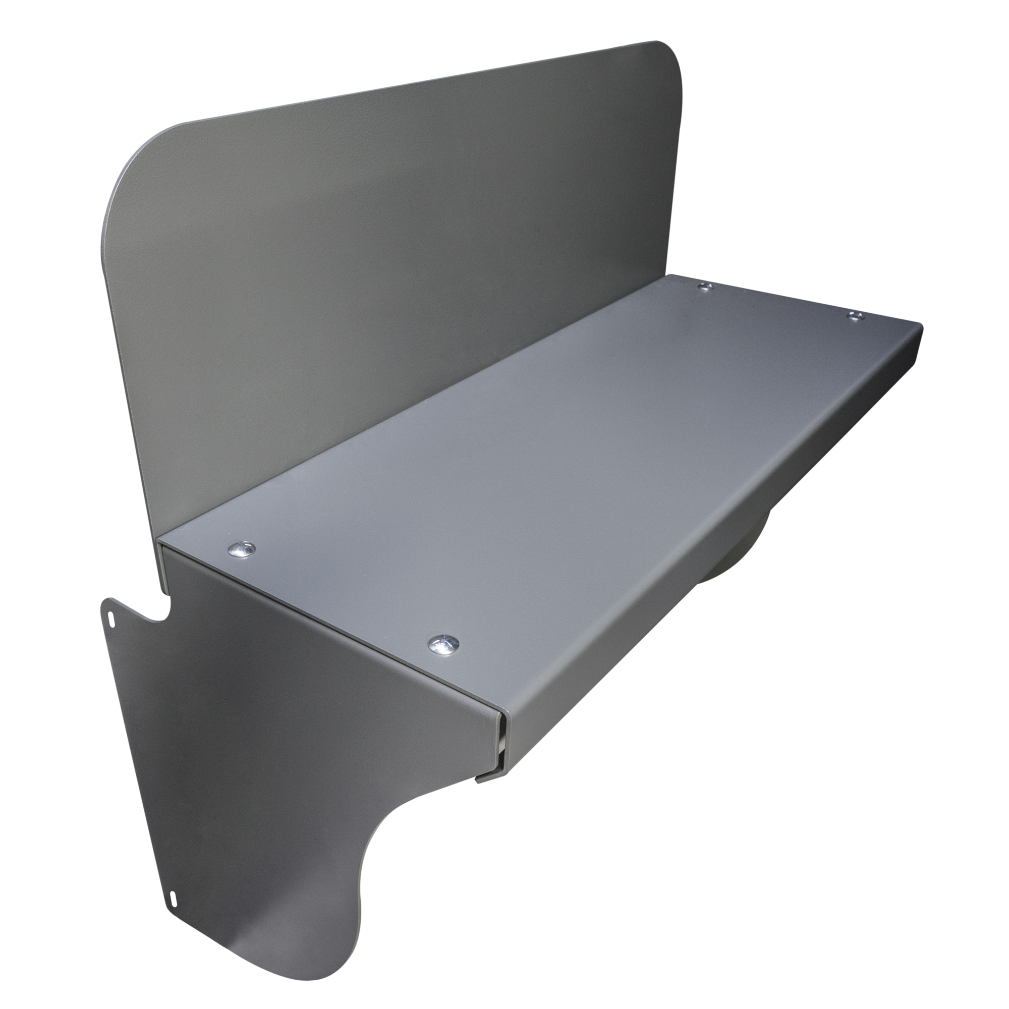 Swisher Safety Shelter Double Panel Bench — Bolt-On Mounting, Seats 1-3 People, Model# SRAC20229